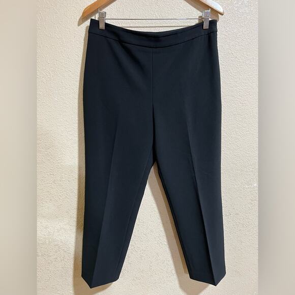 Kate Spade black pull on ankle pants 10 - Picture 1 of 7